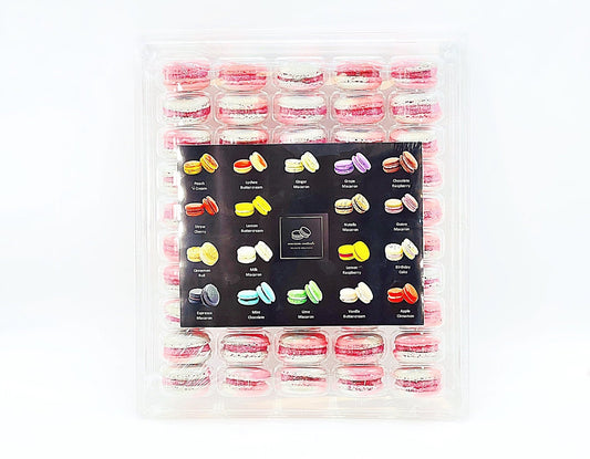 50 Pack Pink Oreo French Macaron Value Pack - Macaron Centrale