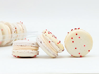 50 Pack Pomegranate Ginger French Macaron Value Pack - Macaron Centrale