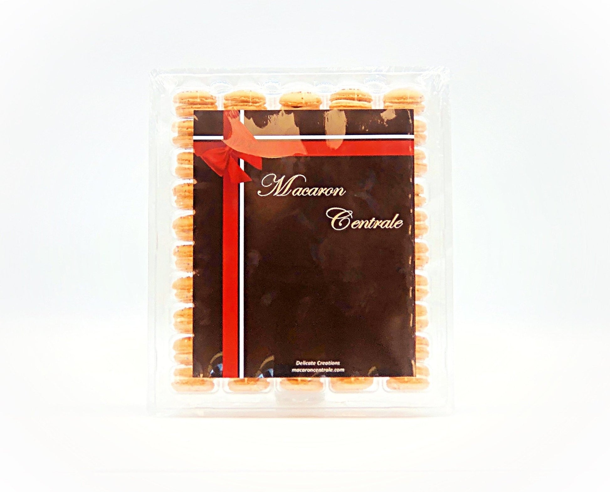50 Pack Pumpkin Birthday French Macaron Value Pack - Macaron Centrale