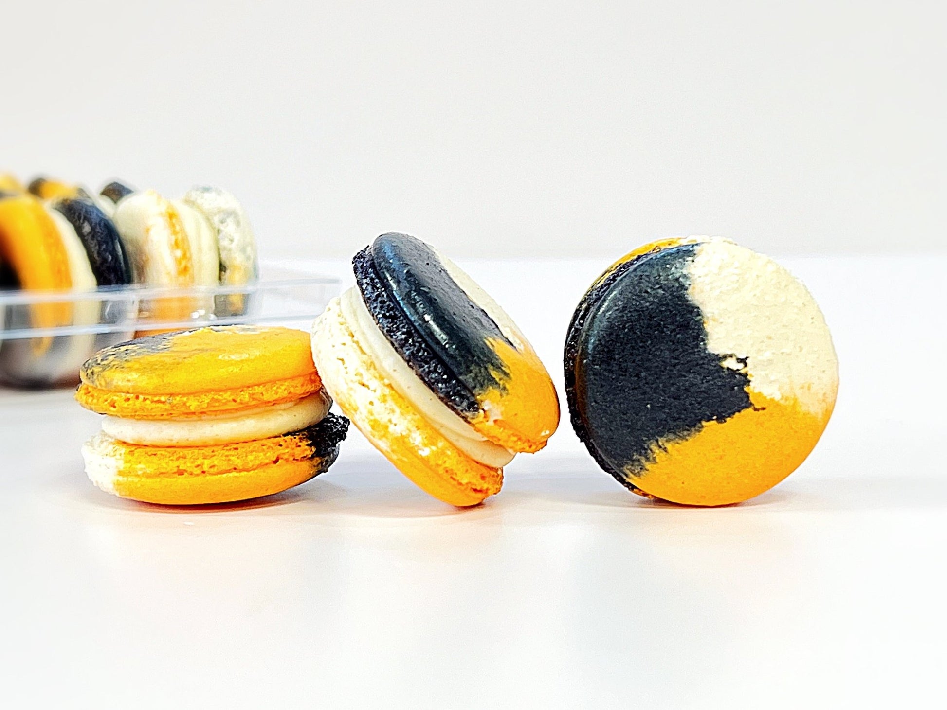 50 Pack Pumpkin Gourmet French Macaron Value Pack - Macaron Centrale