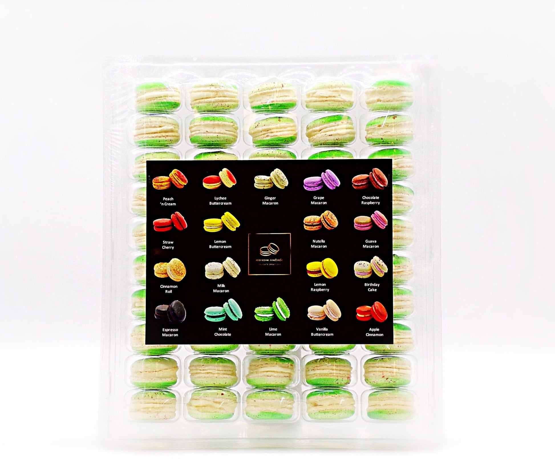 50 Pack Rambutan French Macaron Value Pack - Macaron Centrale
