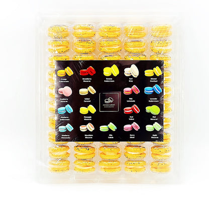 50 Pack Salted Pecan French Macaron Value Pack - Macaron Centrale