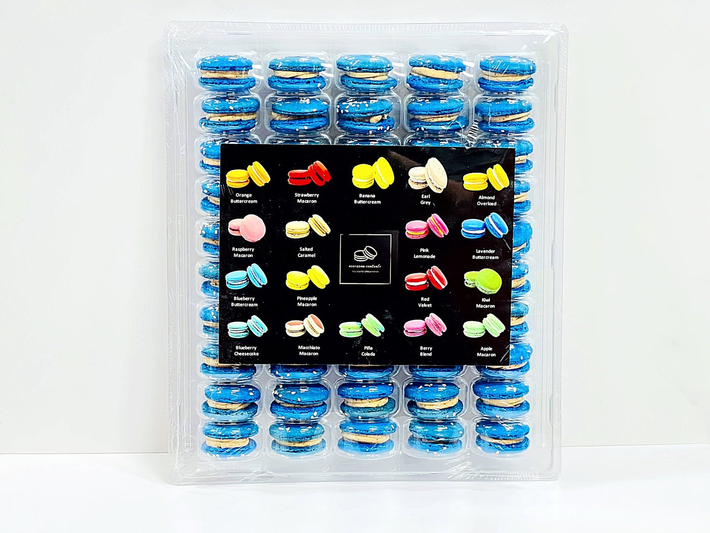 50 Pack Sesame and Roasted Almond French Macaron Value Pack - Macaron Centrale