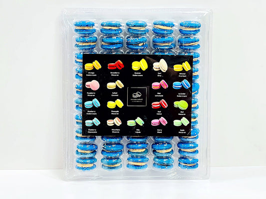 50 Pack Sesame and Roasted Almond French Macaron Value Pack - Macaron Centrale