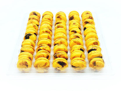 50 Pack Thai Tea French Macaron Value Pack - Macaron Centrale