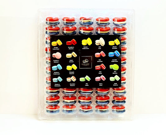 50 Pack United States of Macarons | Twinkling Star Pack French Macarons Value Pack - Macaron Centrale
