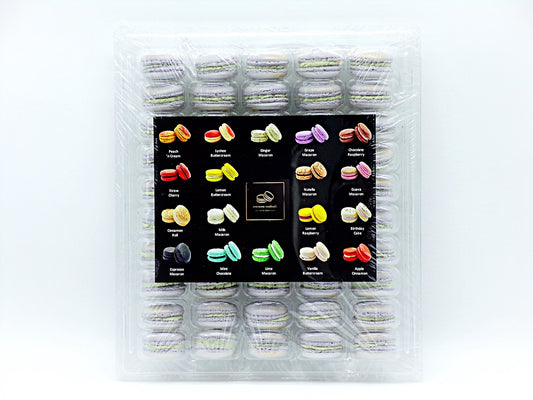 50 Pack Venus (English Toffee Buttercream) French Macaron Value Pack - Macaron Centrale