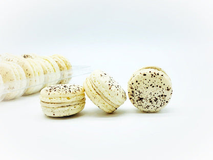 50 Pack White Chocolate French Macaron Value Pack - Macaron Centrale