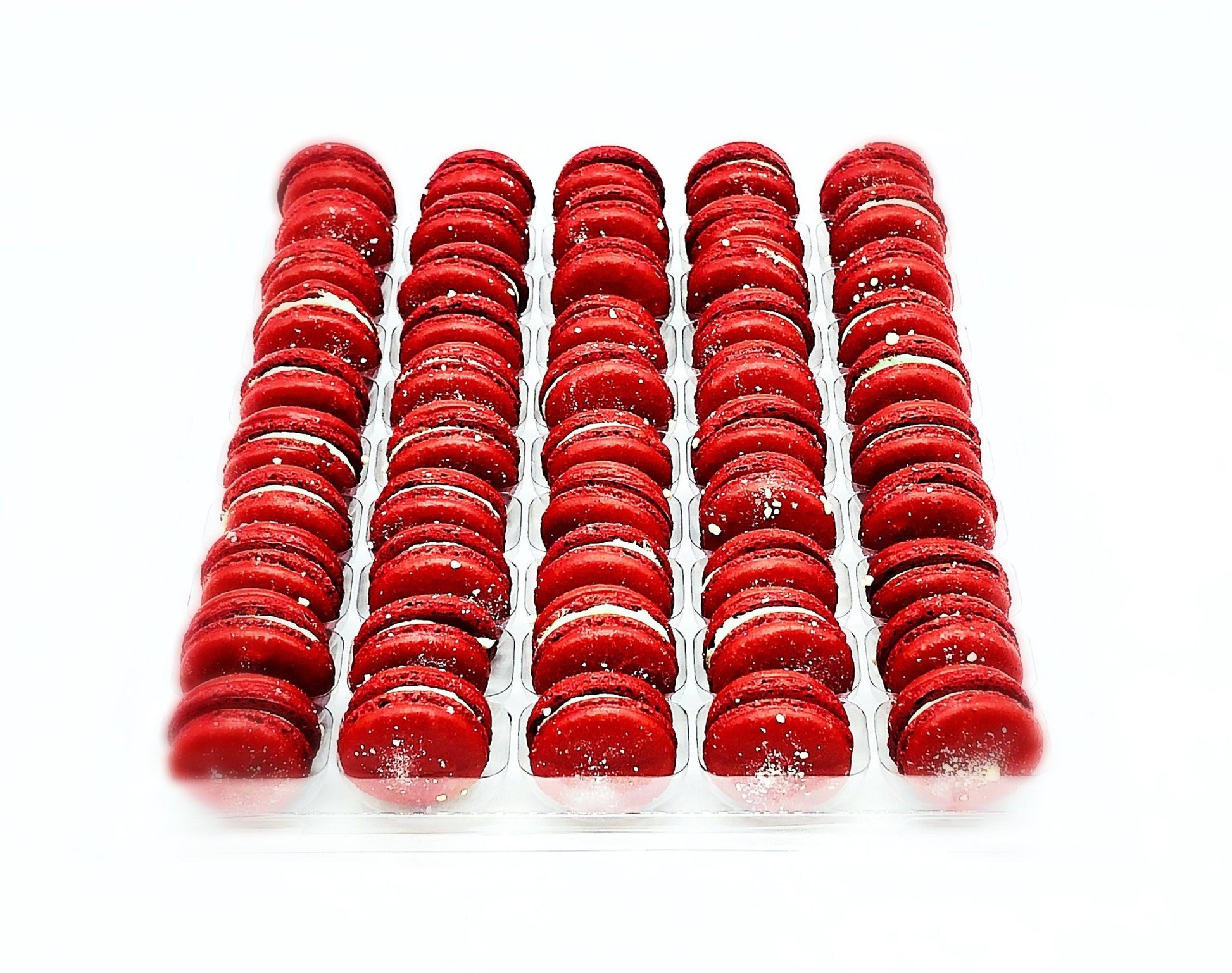 50 Pack White Chocolate - Kiwi Macaron Value Pack - Macaron Centrale