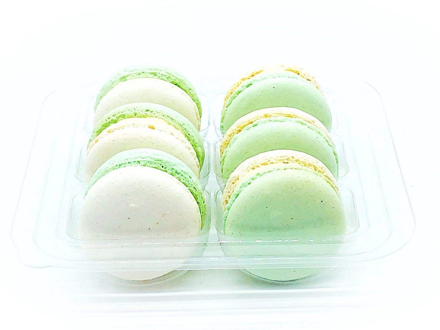 6 Pack Apple White Chocolate Ganache Macarons - Macaron Centrale