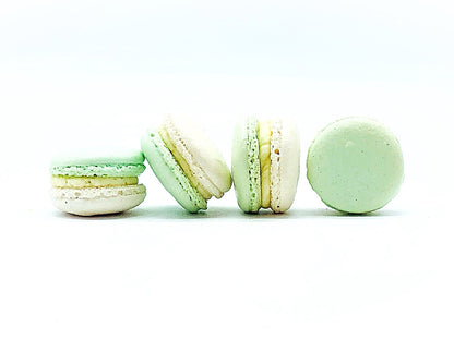6 Pack Apple White Chocolate Ganache Macarons - Macaron Centrale