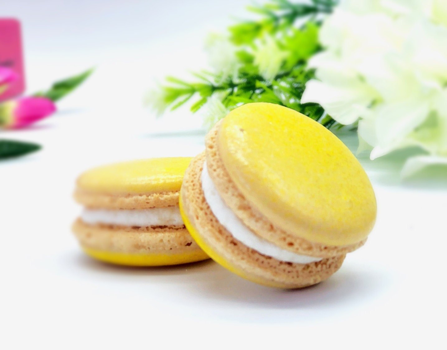6 Pack banana macarons - Macaron Centrale
