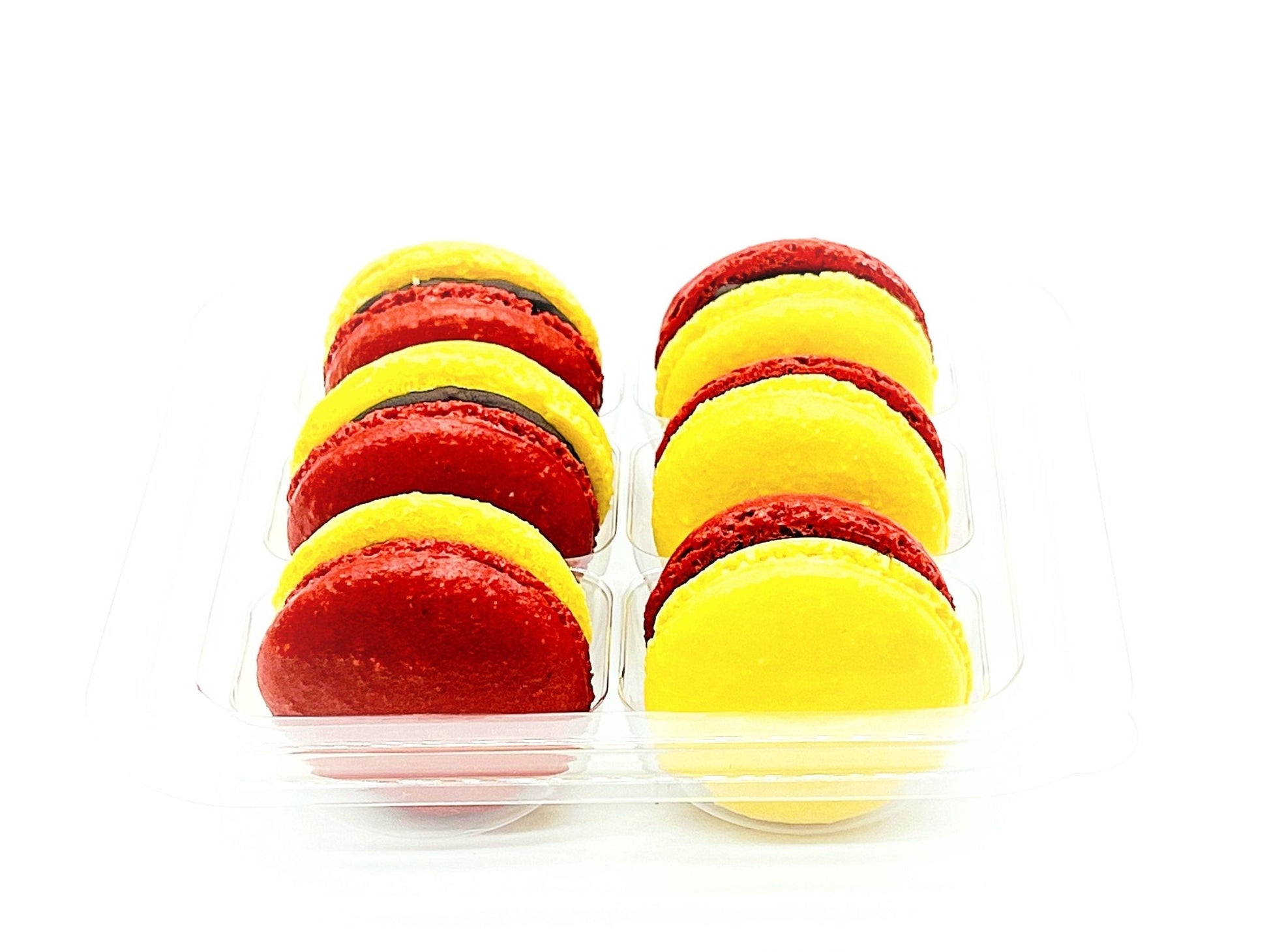 6 Pack Belgian Chocolate Macarons - Macaron Centrale