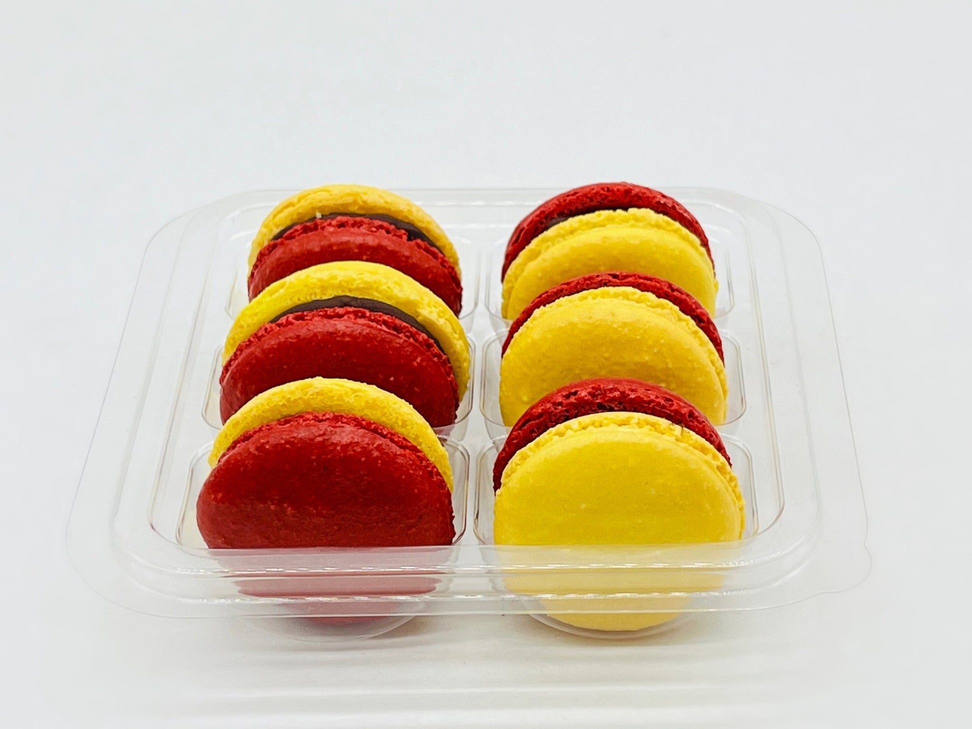 6 Pack Belgian Chocolate Macarons - Macaron Centrale