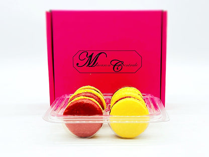 6 Pack Belgian Chocolate Macarons - Macaron Centrale