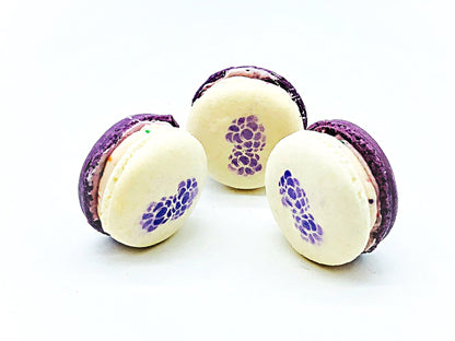 6 Pack Blackberry Sundae French Macarons - Macaron Centrale