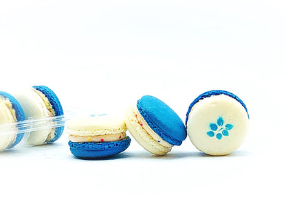 6 Pack Blueberry Sundae French Macarons - Macaron Centrale