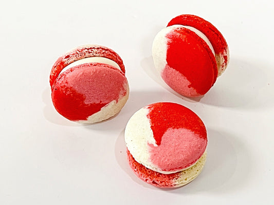 6 Pack Chocacherry French Macarons - Macaron Centrale
