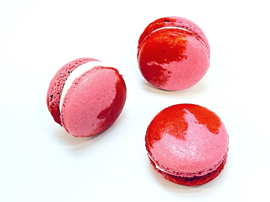 6 Pack Cranberry & Prune Macarons - Macaron Centrale