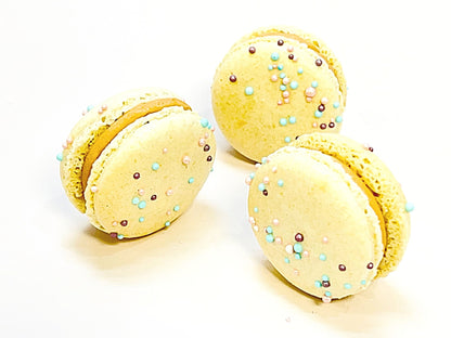 6 Pack Gourmet Caramel French Macarons - Macaron Centrale
