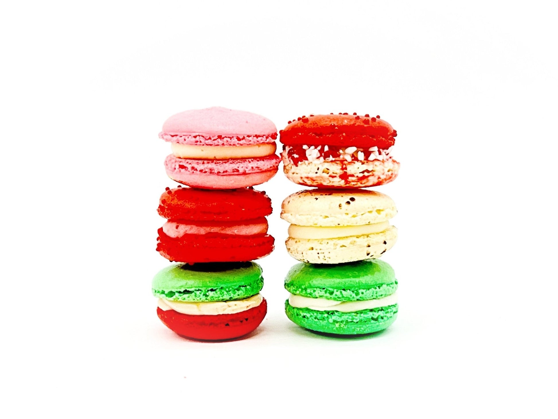 6 Pack Holiday French Macarons Set - Macaron Centrale