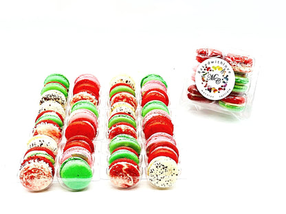 6 Pack Holiday French Macarons Set - Macaron Centrale