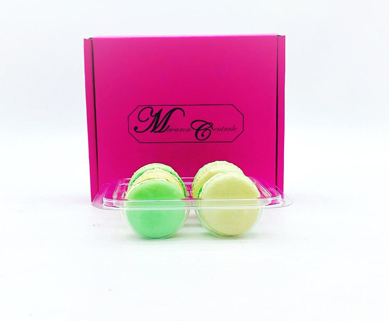 6 Pack Honeydew Macarons - Macaron Centrale