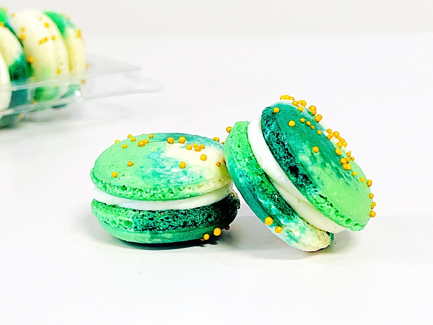 6 Pack Mojito Minty French Macaron - Macaron Centrale