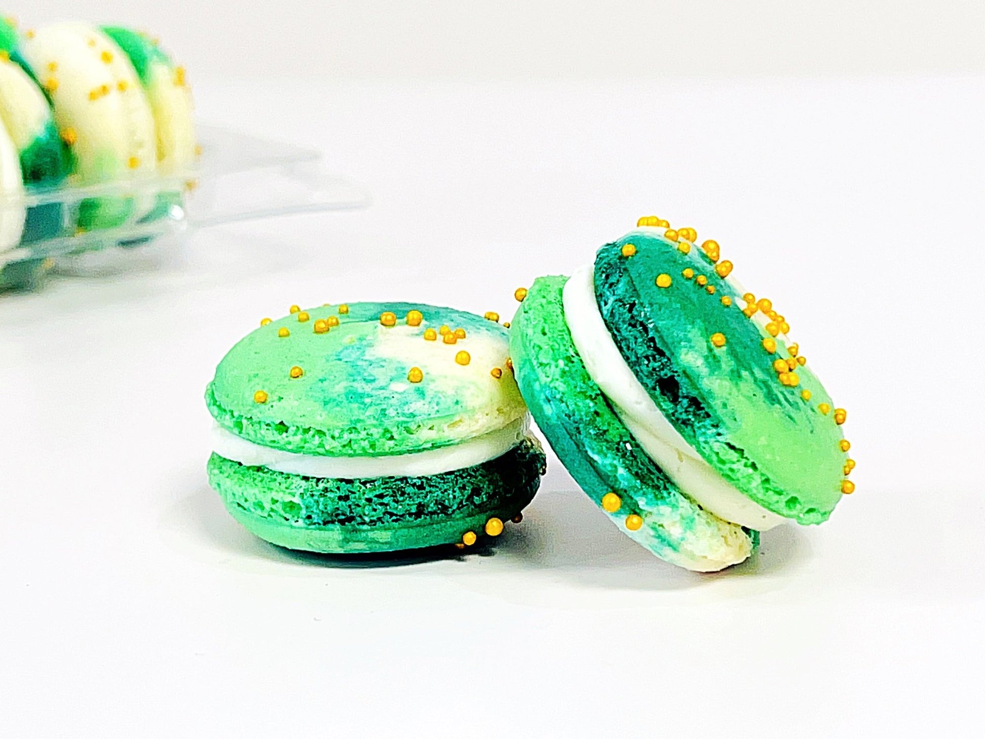 6 Pack Mojito Minty French Macaron - Macaron Centrale