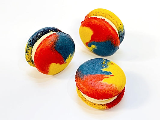 6 Pack Monster Cookie French Macarons | Sesame Street Inspired French Cookies - Macaron Centrale6 Pack