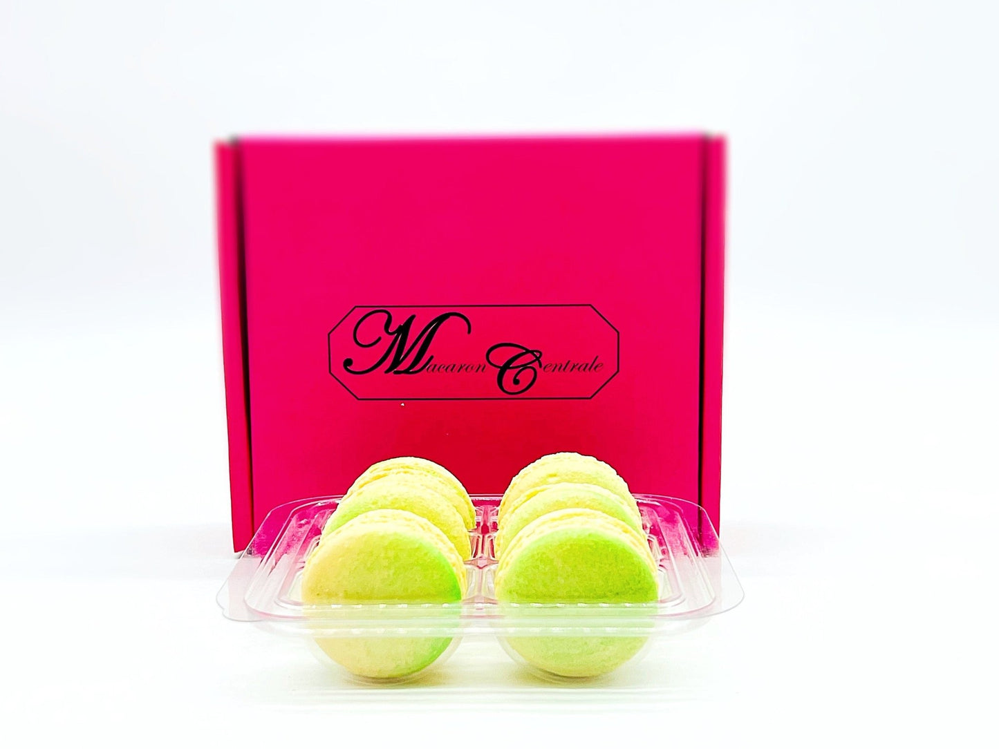 6 Pack pandan French macarons - Macaron Centrale