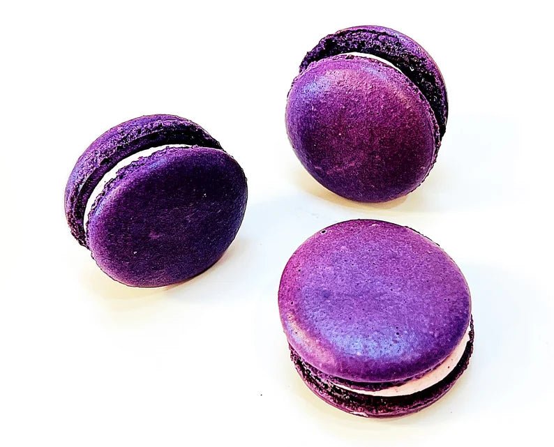 6 Pack | Purple Velvet (Lingonberry) French Macarons - Macaron Centrale