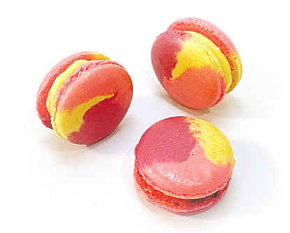 6 Pack Sailor Moon Inspired French Macaron | Mango Passion Fruit Mouse French Macarons - Macaron Centrale6 Pack