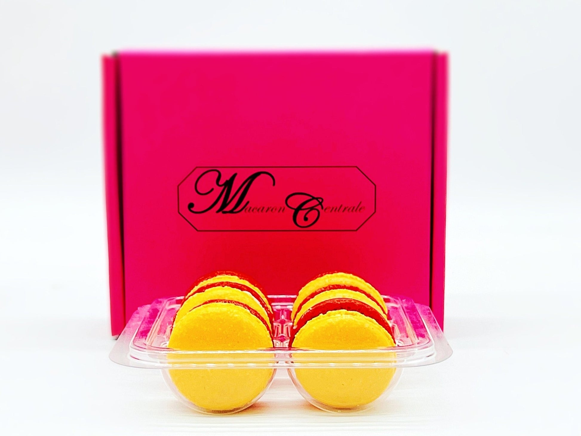 6 Pack Straw - O - ry French Macarons - Macaron Centrale
