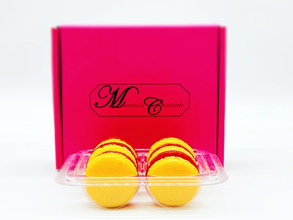 6 Pack Straw - O - ry French Macarons - Macaron Centrale