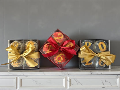 Red Elegance 2026 | New Year Macarons Gift Set