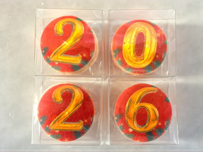 Red Elegance 2026 | New Year Macarons Gift Set