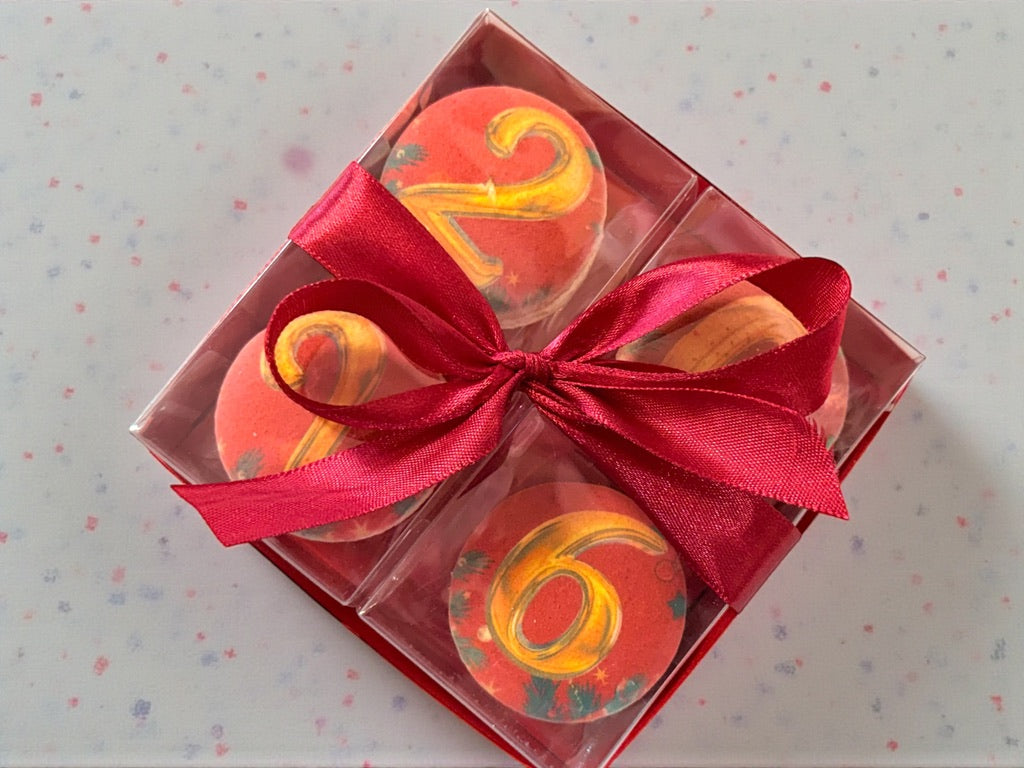 Red Elegance 2026 | New Year Macarons Gift Set