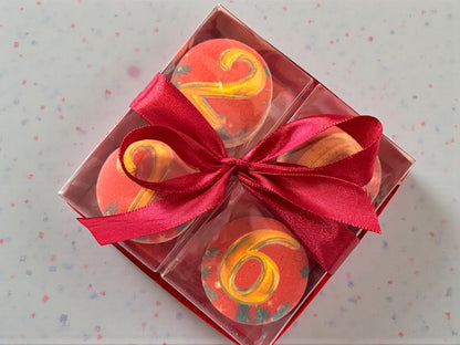 Red Elegance 2026 | New Year Macarons Gift Set
