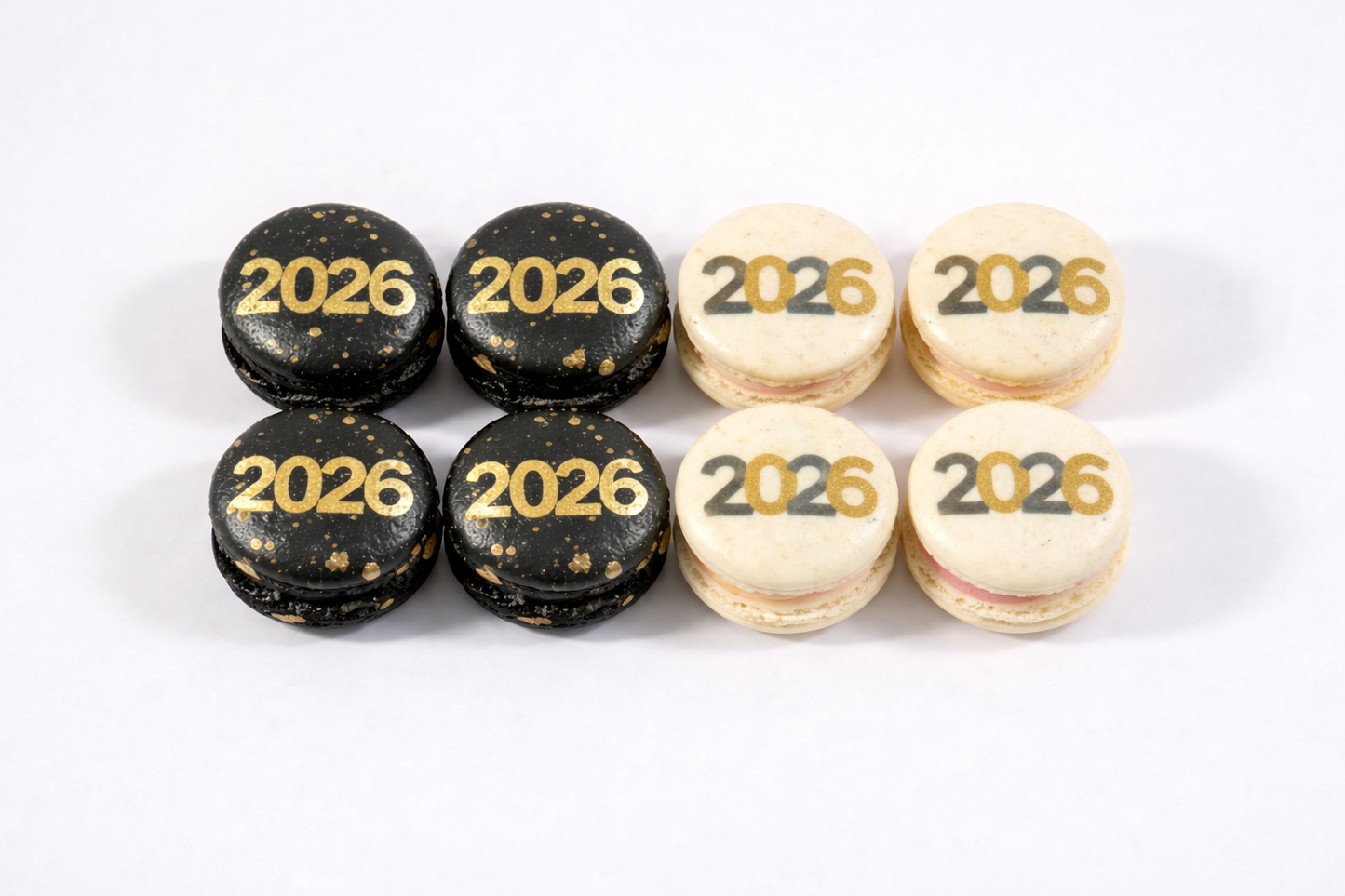 New Year 2026 Macaron Gift Set – Customizable Flavors in Elegant Packaging