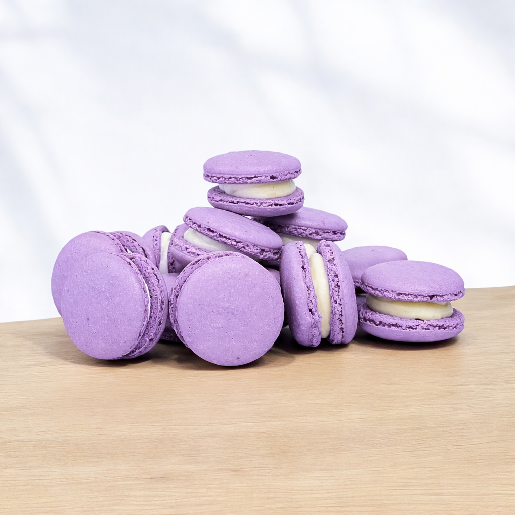 6 Pack Honey Lavender Macarons | ideal for celebratory events.