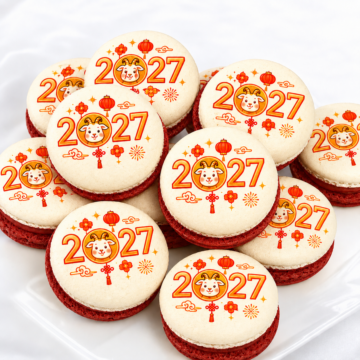 Year of the Goat Macarons 2027 | Chinese Zodiac French Macarons