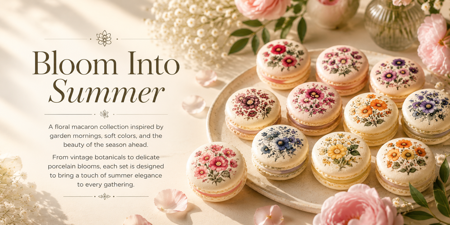 Blooming Garden Classic French Macarons