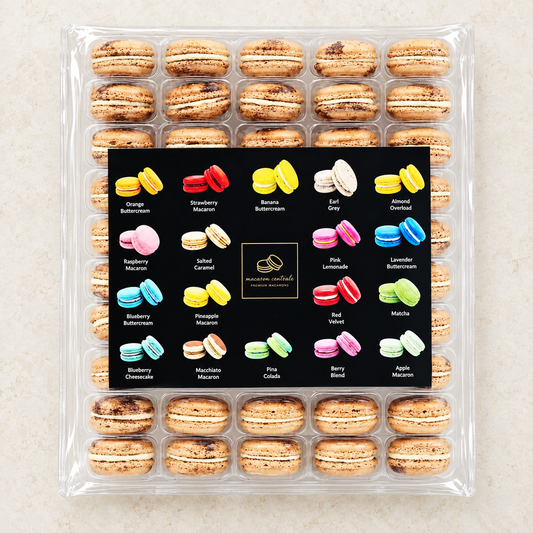 50 Pack Coffee  French Macaron Value Pack