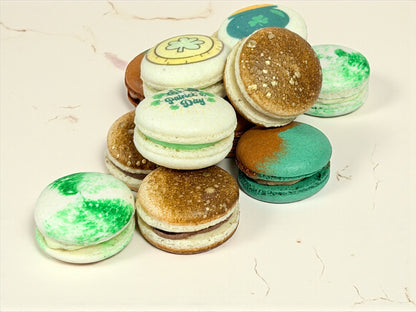 Vegan St. Patrick’s Day Macaron Collection – 6, 12, or 24 Pack