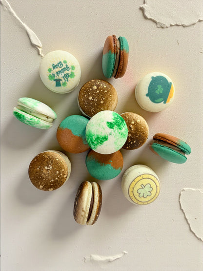 Vegan St. Patrick’s Day Macaron Collection – 6, 12, or 24 Pack