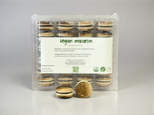 Mint Chocolate Vegan Macarons (Wholesale 24 or 48 Pack)