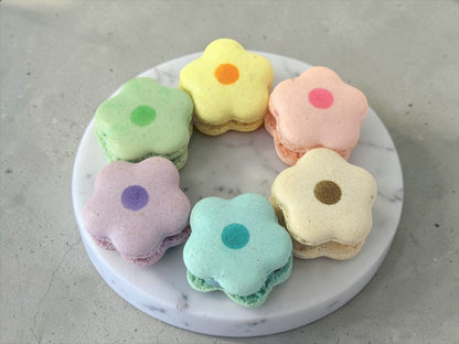 6-Pack Flowered Macaron Assortment (Minimum 4 Sets)