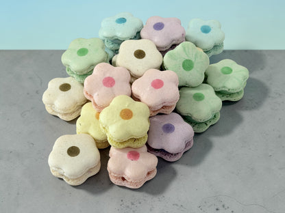 6-Pack Flowered Macaron Assortment (Minimum 4 Sets)