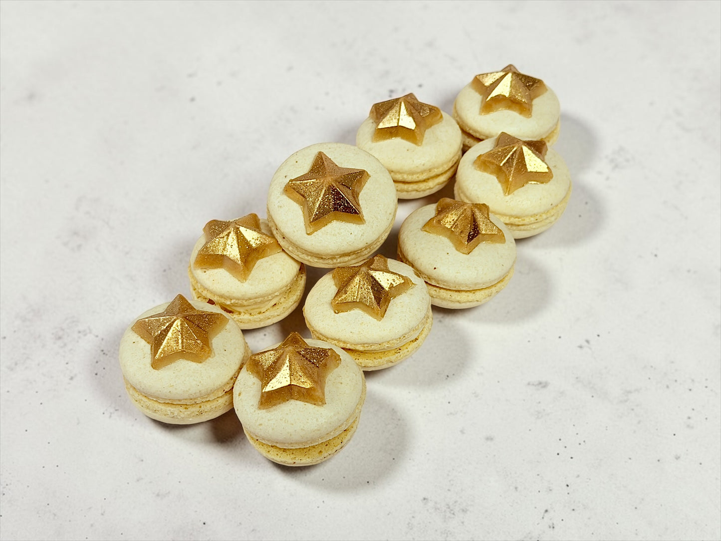 Golden Star Vegan Macarons | Luxury Plant-Based French Macaron Gift Set